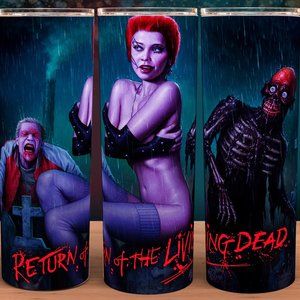 Return of the Living Dead Trash Zombie Horror Movie Cup Mug Tumbler 20oz